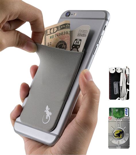 cell phone case business card holder